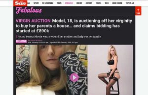 Italiana 18enne mette all’asta verginità per finanziare i suoi studi