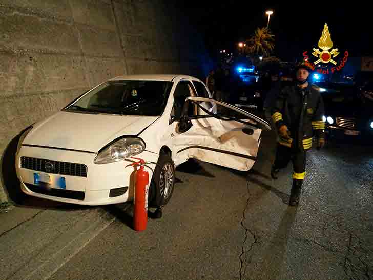 Frontale con ferito ieri sera tra Savona e Vado Ligure Liguria Notizie