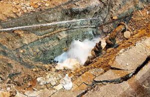 Punta Murena, lavori in somma urgenza di riparazione condotta Punta Murena, lavori in somma urgenza di riparazione condotta principale