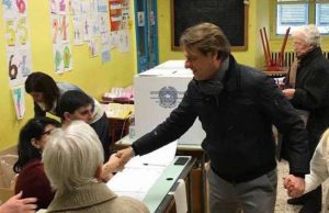 Imperia, assessore regionale Marco Scajola ha votato: con la famiglia