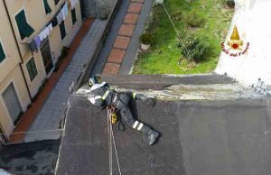 Diversi interventi per il vento per VVF della Spezia