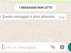 Da WhatsApp oltre un’ora per cancellare un messaggio