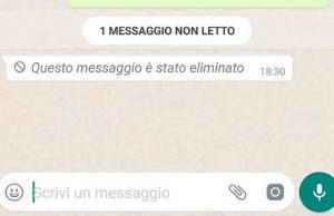 Da WhatsApp oltre un’ora per cancellare un messaggio