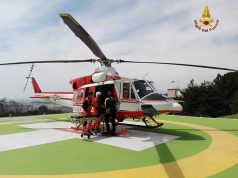 Cogorno, cade con la bici: trasportato in elicottero al San Martino