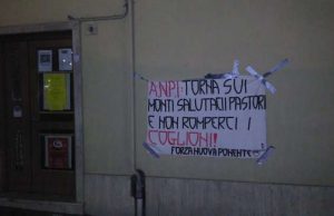 Anpi denuncia giovani FN ai carabinieri: ricordate quando scendemmo dai monti