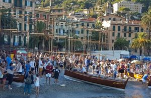 Palio Marinaro 2018 da Portofino con i gozzi in legno