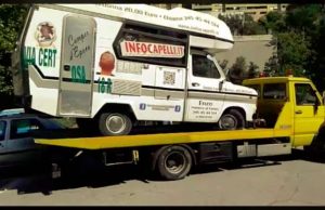 Piano sicurezza e presidio per Begato: via camper ‘della droga’ arriva quello della polizia