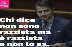 Genova che osa insulta già il neo premier M5S: Giuseppe Conte è un razzista