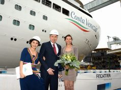 A Monfalcone il varo di Costa Venezia, nave dedicata al mercato cinese