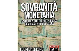 Volantinaggio militanti Forza Nuova a Nervi contro l’euro