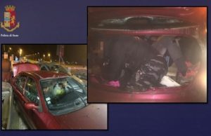 Ventimiglia, passeur afghano con 14 migranti sperona auto polizia: arrestato