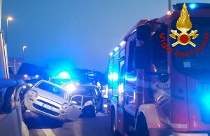 I VVF della Spezia intervengono in due incidenti stradali