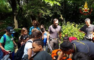 Iniziativa dei vigili del fuoco della Spezia con le scuole