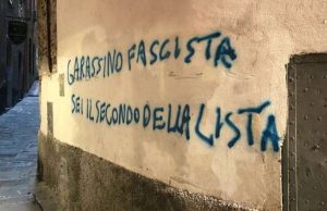 Caruggi, Garassino nel mirino: zecche usano scritte in stile BR. Stavolta condanna del Pd