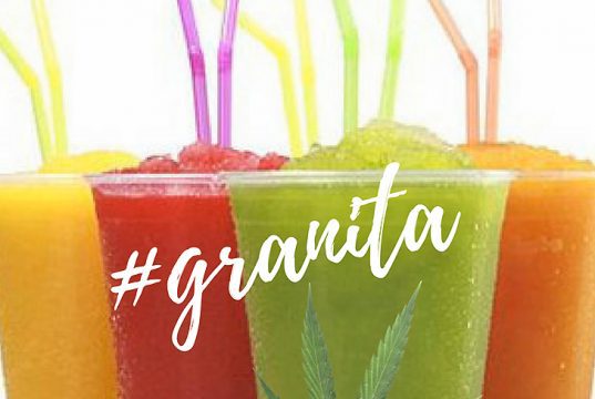 Ad Alassio arriva una novità: la Granita alla cannabis