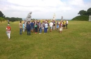 Savonesi al Parco delle Sculture di Carnoet