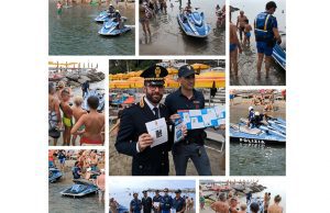La polizia di Imperia fra i bagnanti con un vademecum