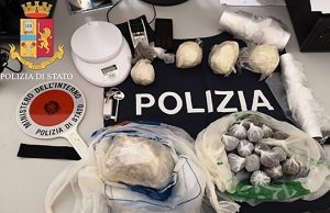 Nigeriano con marijuana arrestato dalla polizia alle Fornaci