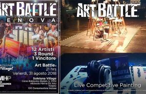 Al Soleluna Village l’Art Battle di Albissola Marina