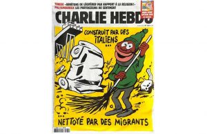 Crollo ponte, l’ironia fuori luogo di Charlie Hebdo