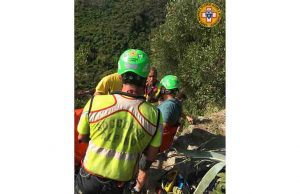 Soccorso del Cnsas a Corniglia per turista canadese