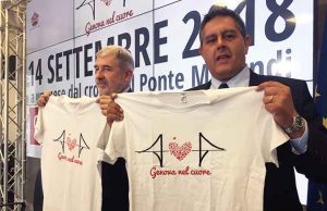 Le magliette di Genova nel Cuore ai mercati e alla Fiera di Natale