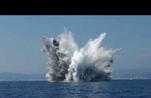 Intervento dei palombari Sdai ad Andora per brillamento mina | Video