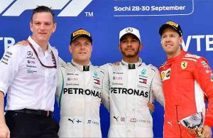 Doppietta Mercedes in Russia, Hamilton a 50 punti da Vettel