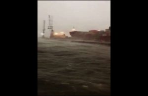 Spezia, tromba d’aria spazza i container dal terminal | Video