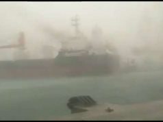 Tromba d’aria alla Spezia, nave rompe gli ormeggi: in porto cadono container | Video