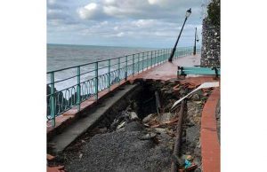 Riaperta la passeggiata Anita Garibaldi a Nervi
