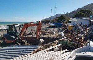 Litorale Bergeggi – Spotorno devastato dalla mareggiata | Foto