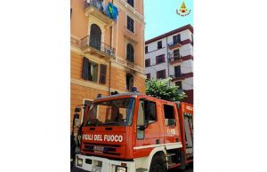 Intervento all’alba dei VVF in via Napoli alla Spezia