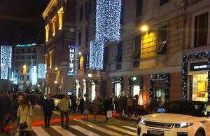 L’accensione delle luminarie natalizie del CIV Sestiere Carlo Felice