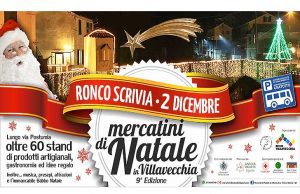 Ronco Scrivia, al via domenica 2 dicembre i Mercatini di Natale
