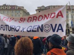 Sì Tav, governatori Toti e Chiamparino domani in piazza a Torino