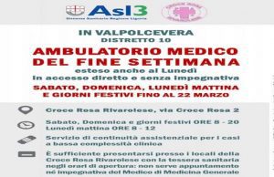 Nuovo ambulatorio medico aperto festivi e lunedì: Val Polcevera ringrazia Viale