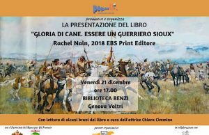 La vita dei Sioux: presentazione di un libro a Voltri