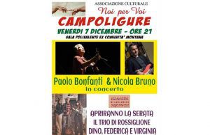 Due sere a Campoligure: spettacoli e beneficienza