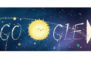 Un bel Doodle per festeggiare il passaggio delle Geminidi