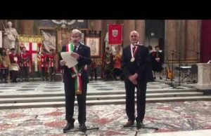 Confeugo 2018: fiamma dritta, buon auspicio. Discorso Bucci in lingua genovese | Video