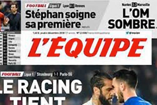 Il Paris Saint Germain entra in guerra con l’Equipe