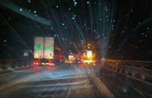 Segnalato nevischio sull’autostrada A7 e A26: prestare massima attenzione