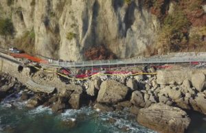 Pronta la passerella in acciaio: Portofino meno isolata