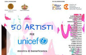 Sono 50 gli artisti in mostra per l’Unicef alla Berio