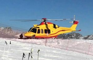 Escursionisti bloccati dalla neve, una infortunata: interviene Grifo