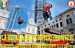 Domenica in piazza Matteotti la Befana dei Pompieri