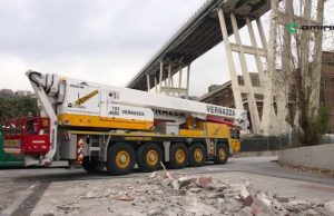 Separazione materiale edifici demoliti, in via Porro torri di demolizione | Video