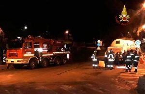 Intervento dei VVF per rimozione di un mezzo pesante al San Martino