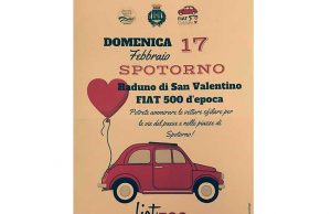 San Valentino col Cinquino a Spotorno: esposizione di auto d’epoca
